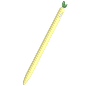 ALLY Apple Pencil 2 İçin Silikon Kılıf Koruyucu Kılıf Meyve Yaprak