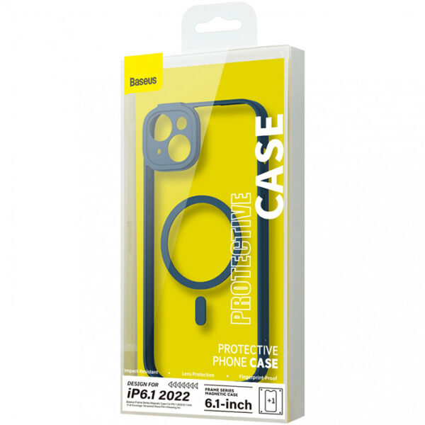 Baseus Frame Series iPhone 14 6.1 Kamera Koruyuculu Magsafe Kılıf + Tempered Ekran Koruyucu Set - Görsel 7
