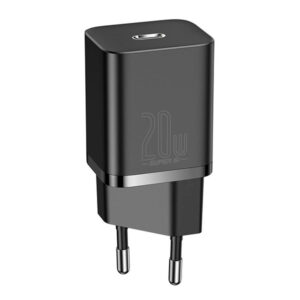 Baseus Super Si 20W PD Type-C Hızlı Şarj Adaptörü 20W İPhone 13- 12-11 Hızlı Şarj