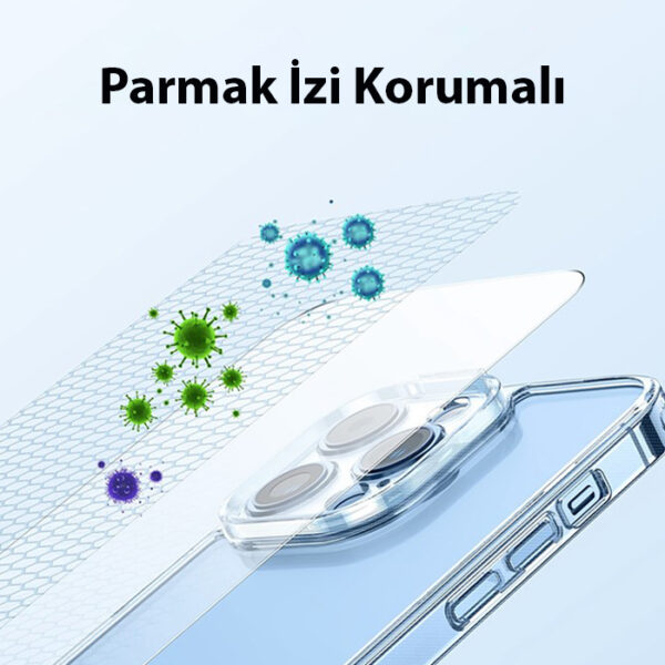 Baseus SuperCeramic Series iPhone 14 Pro 6.1 Koruyucu Cam Kılıf + Full Tempered Ekran Koruyucu Set - Görsel 5