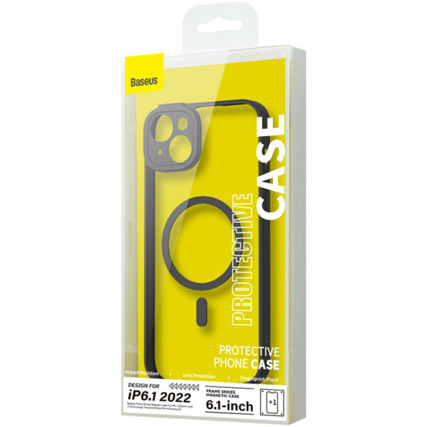Baseus Frame Series iPhone 14 6.1 Kamera Koruyuculu Magsafe Kılıf + Tempered Ekran Koruyucu Set - Görsel 15