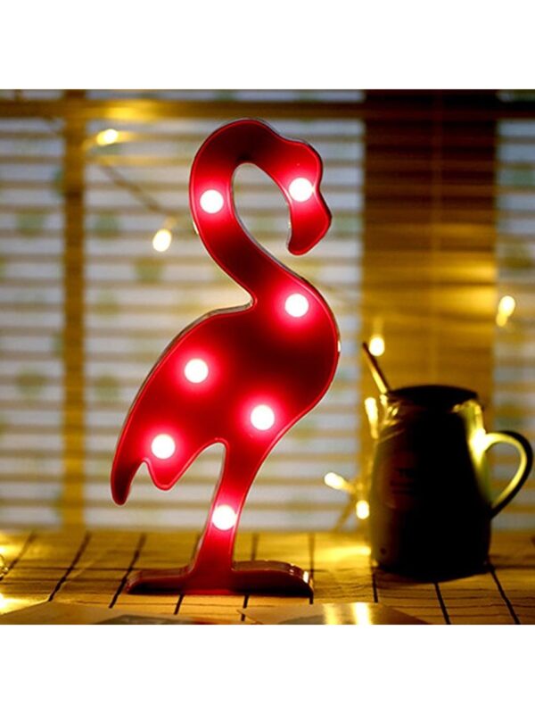 AsonPlus Flamingo Dekoratif Led Işık-Gece Lambası-Aydınlatma - Görsel 2